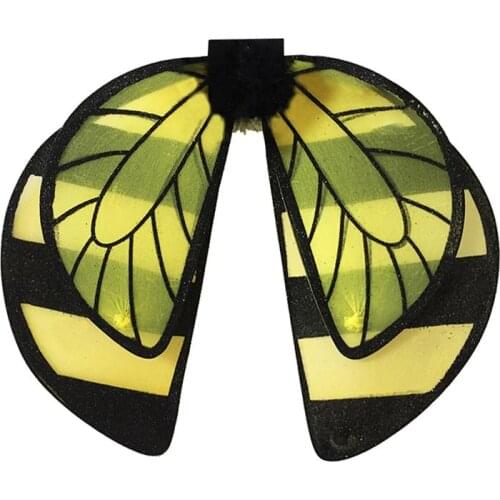Childrens Show Use Bee Wings Shape Decorative Tool Set(Yellow+Black)