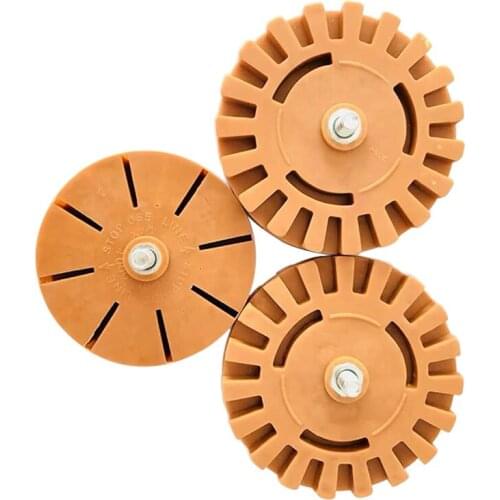 URANN Car Electric Rubber Eraser Wheel Rubber Disc Decal Eraser Wheel Car Polishing Auxiliary Tool Sticker Remover Paint Cleaner