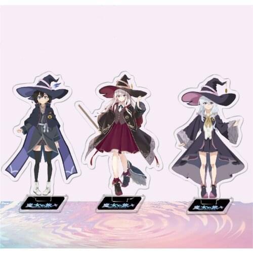 Anime Wandering Witch The Journey of Elaina Figure Saya Flan Action Figures Acrylic Stand Model Toy Decoration Anime Lovers Gift