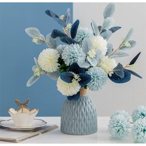 Newest Simulation Nordic Bouquet Dining Table Floriculture Decoration Flower Mori Style Living Room Decoration Artificial Fake