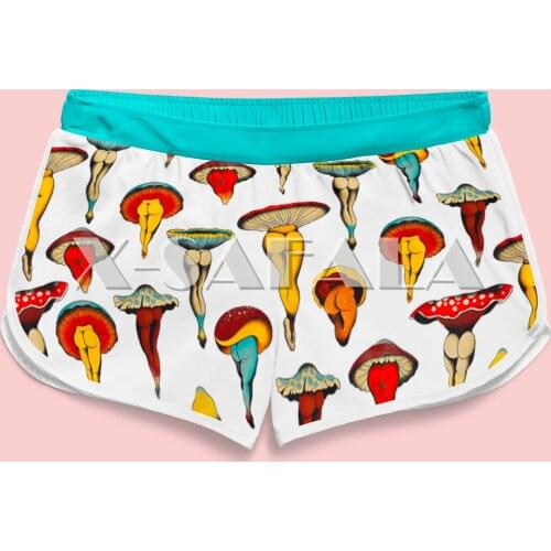 Girls Summer Hot Short Pants For Sport Women Running Shorts Workout Yoga Short Pants Athletic Elastic Waist Jogger Booty -13