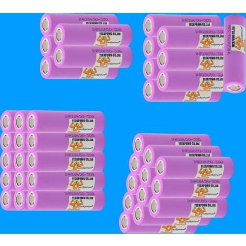 Rechargeable li-ion battery INR18650 30Q ion batteries lithium rechargeable 30A 10C high drain 3000mah 3.7V / 18650 charger