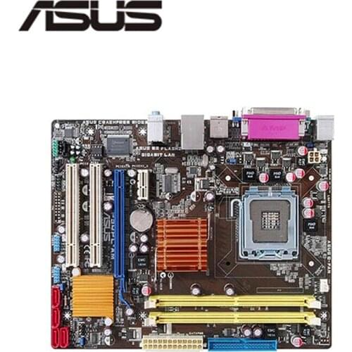 For Asus P5QPL-AM Desktop Motherboard G41 Socket LGA 775 DDR2 Original Used Mainboard On Sale