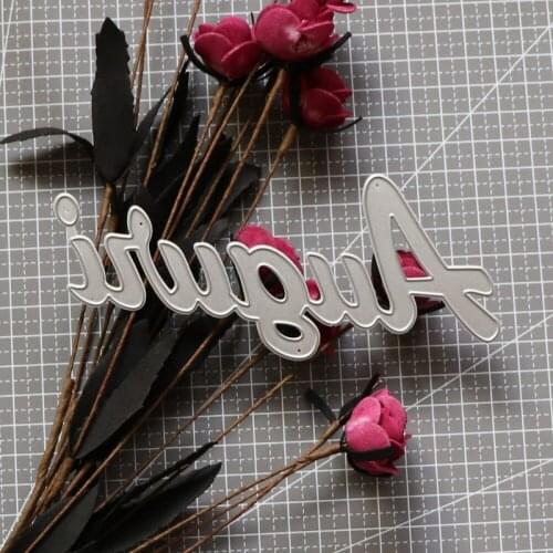 Italian Word Auguri Metal Cutting Dies for Scrapbooking/Photo Album Decorative Embossing Handcraft Die Cutting Template