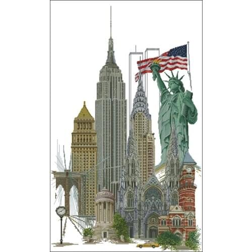 ZZ2767 Joy Sunday Needlework Kit NOT PRINTED Cross stich Painting Set Cross Stitch Kits Cross-stitch Embroidery Set Stitch Kits