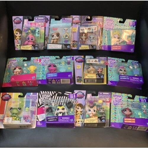 Bundle Littlest Pet LPS Shop Series 1 2 Pets in the City Toys Collection Animals Cat Puppy Rabbit Figurines