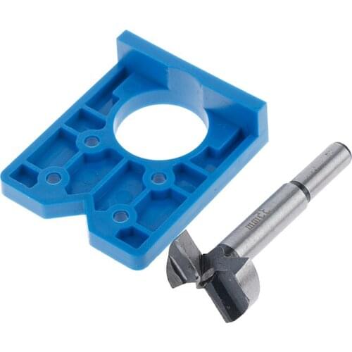 1pc New 35mm Hinge Drilling Jig Concealed Guide Hinge Hole Drilling Guide Locator Hole