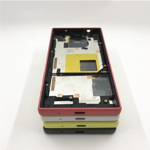 Original For Sony Xperia Z5 Compact E5803 E5823 Middle Frame Bezel Front Chassis Plate Housing For Sony Z5 Mini Middle Frame
