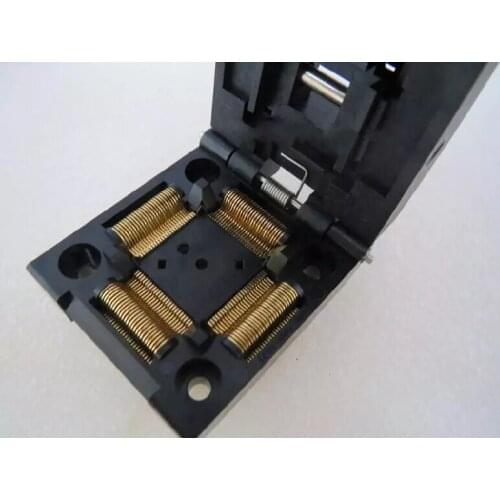 Original YAMAICHI IC tester IC51-1004-809 seat TQFP100 QFP100 Programmer feet spacing 0.5MM