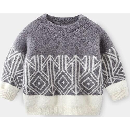 2020 Autumn Winter Kids Sweater Children New Year Clothing Boys Girls Cotton Pullover Baby Costumes SD3