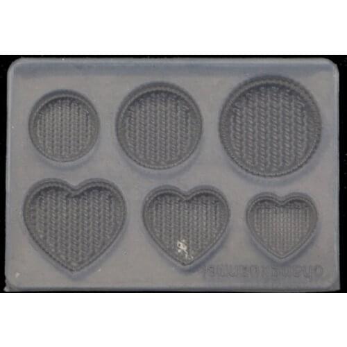 Ear Pendant Crystal Epoxy Resin Mold Mini Earrings Necklace Round Love Heart Silicone Mould DIY Crafts Jewelry Casting