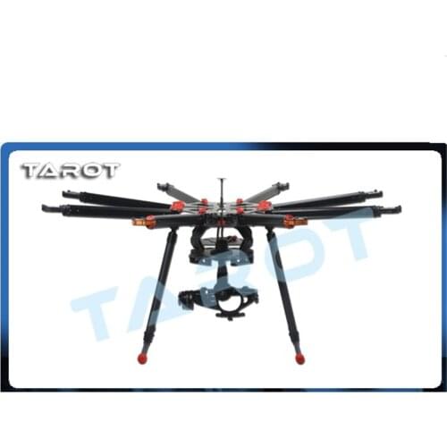 Tarot X8 1050mm Carbon Fiber Quadcopter frame with Folding Landing Gear integrated PCB for RC professional Aerial Photographer