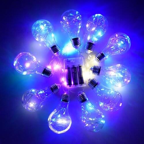 3 M Christmas Wishing Light For Home Wedding Decor 100 Lights With 10 Christmas Ball BulbsLED New Year String Lights IP44