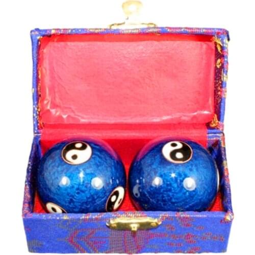 Hand Therapy Exercise Ball Carved Tai Chi for Physical Therapy and Hand Pain Relief ,Stress Balls Craft Collection