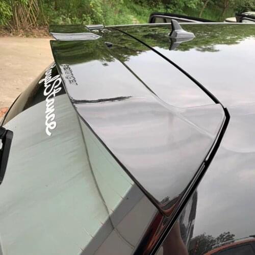 For Volkswagen Golf 7 mk7 GTI&R 2013-2019 Spoiler Carbon Fiber Decorative pattern rear wing Golf 7 GTD High quality ABS spoiler