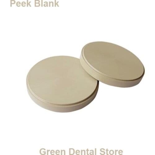 Dental Labs Material CAD Cam Polymer Disk Peek Block
