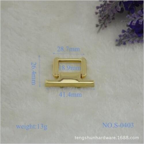 10 PCS / lot) handbags bag hardware accessories high-grade zinc alloy metal shoulder strap handle link bag hook accessories