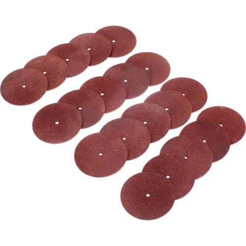 20Pcs 38mm Resin Double Sided Cutting Slices Rotary Grinding Wheel Small Circular Saw Curve Cutting Disc Polishing Sanding Discs