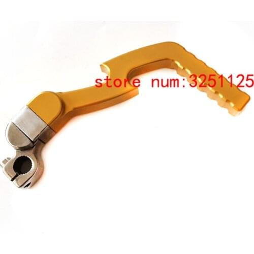50cc 70cc 110cc 125cc CNC Alloy Kick Start Starter Lever Kickstarter Gold for SSR Dirt Pit Monkey Bike ATV Quad Go Kart Motorcyc