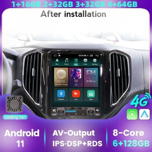 6+128G Tesla Carplay Screen For Changan CX70 2016 2017 2018 2019 Android 11 Multimedia GPS Audio Radio Recorder Head Unit Stereo