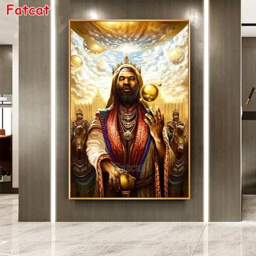 DIY Diamond Painting Golden Empire Rhinestones Diamond Full Drill Square Embroidery round Cross Stitch Handmade Hobby PP2385