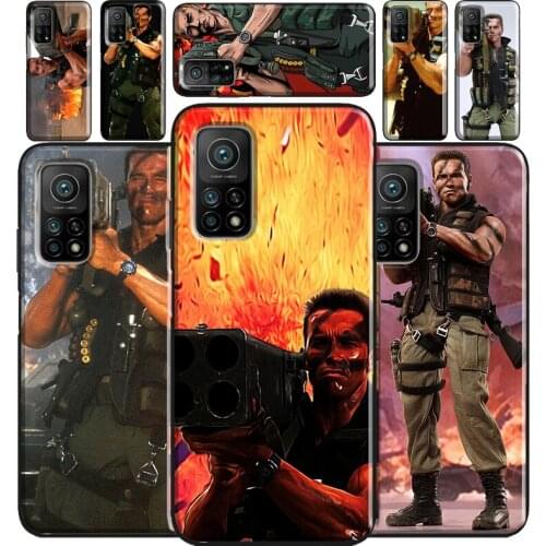 Schwarzenegger Rocket Launcher Case For POCO F3 X3 Pro F2 M3 Cover For Xiaomi Mi 11 Lite 11 Ultra 10T Pro Note 10 Lite