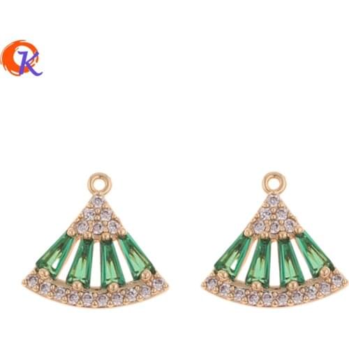 Cordial Design 10Pcs 11*12MM Jewelry Accessories/Charms/Genuine Gold Plating/DIY Earrings Making/Hand Made/Earring Findings