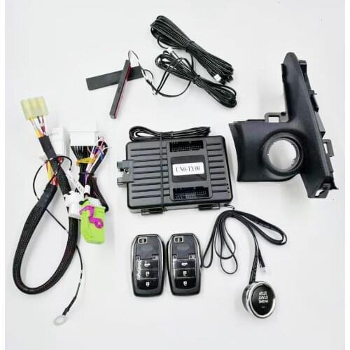 For Toyota Camery 7 Generation Add Car Engine Push Start Stop system and remote key start stop system with push start frame