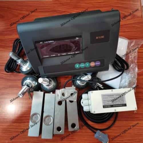 English Version DIY small scale full set accessories RS232 load meter YZC-320 load cell YZC-320C indicator XK3190-A12+E