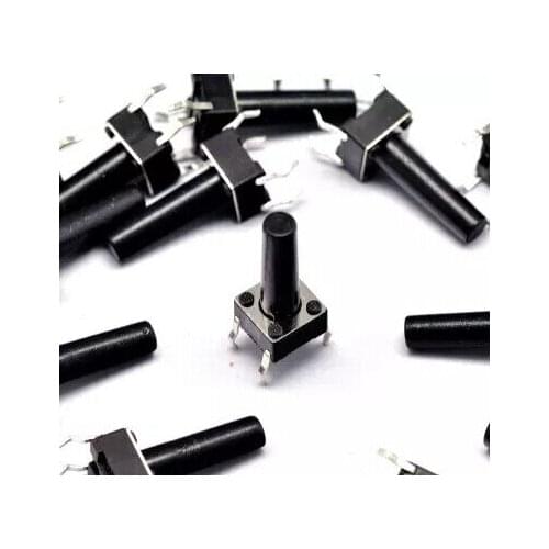 Tact Switch Push Button 6*6*15 6mm*6mm*15mm H15mm Through Hole SPST-NO