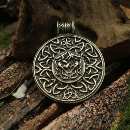 Lanseis 1pcs celti c animal pendant men necklace viking pendant jewelry