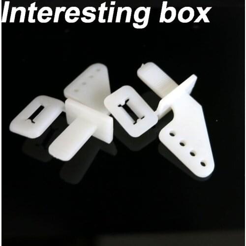 Small rudder angle (self-locking) KT board aircraft DIY aviation model fixed-wing tie rod dedicated four-hole rudder angle 5