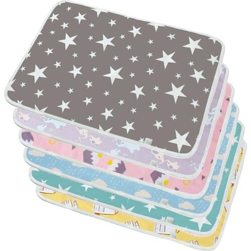 30x45/35x45cm Baby Reusable Mattress Waterproof Diapering Changing Pads Cotton Washable Newborn Mattress Baby Changing Mat