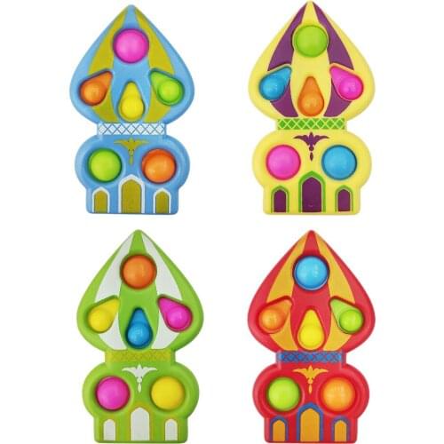 Cartoon Simple Dimple Toy Fat Brain Stress Relief Hand Sensory Toys for Kids Adults Autism Special Need Early Educational Intens