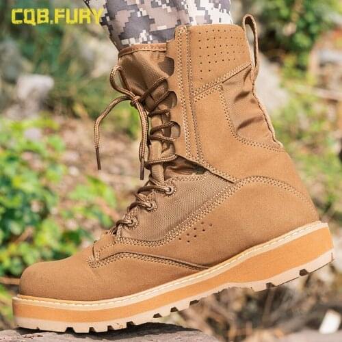 2021 new Spring high-top combat breathable special forces military fan tactical hiking Marine combat couple Martin boots