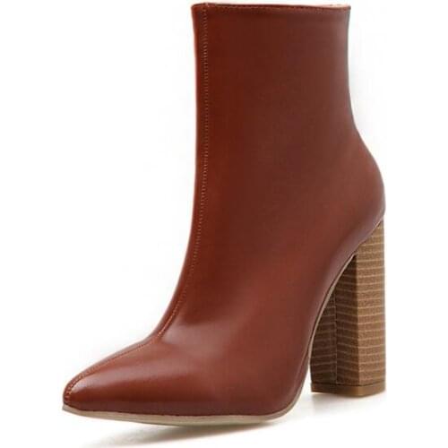 New women fashion sexy high-heeled elegant warm boots shose cancise pumps winter Soft and comfortable wedges women boots shoes