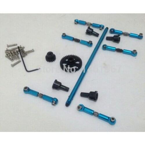 Original Wltoys A959 A969 A979 K929 1/18 Rc Car Pull Rod Metal Upgrade Sets for Wltoys 1/18 RC Car Part