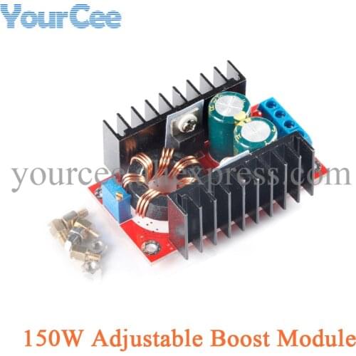 150W DC-DC Boost Converter 10-32V to 12-35V 6A Step Up Voltage Charger Power Supply Module