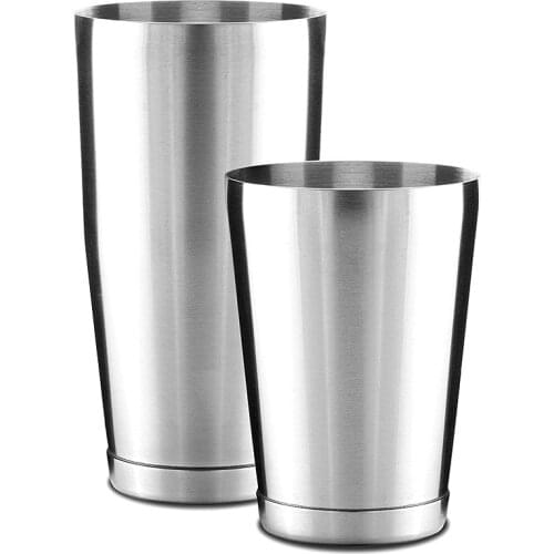 Premium Cocktail Shaker Set-Piece Pro Boston Shaker Set. Unweighted Martini Drink Shaker Made From Stainless Steel 304