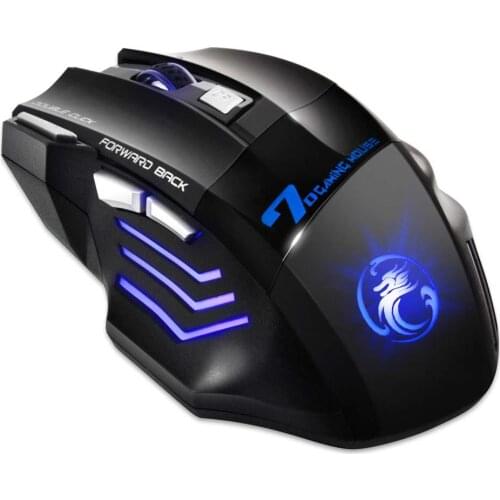 Professional Wired Gaming Mouse 7 Button 5500 DPI LED Optical USB Computer Mouse Game Mouse Silent Mause For PC