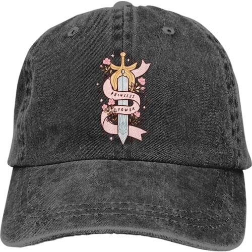 Adjustable Solid Color Baseball Cap Princess Power Washed Cotton She Ra Princess of Power She-Ra Sports Woman Hat