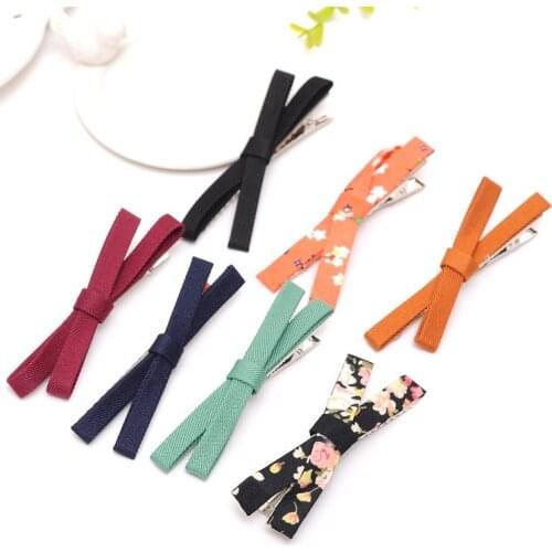 4PCS/Lot New Retro Classic Print Bow Knot Elastic Hair Band Hair Accessories Rubber Gum Hair Holder Scrunchy For Women Girls