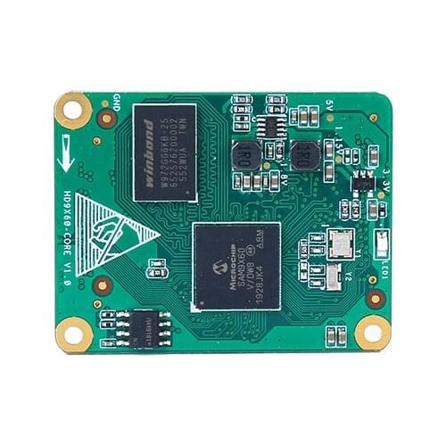 SAM9X60 Core Board BTB Stamp Hole Hardware Encryption All Open Source