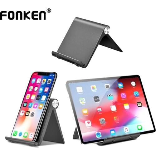 FONKEN Foldable Phone Holder Stand Desk Tablet Mount Portable TV Phone Holder For Xiaomi Samsung Iphone Bracket Lazy Holder