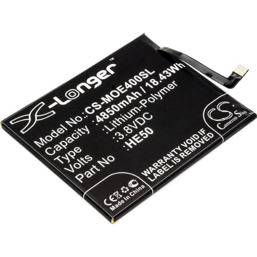 Cameron Sino Mobile SmartPhone Replacement Li-Polymer Battery 4850mAh For HE50 Motorola Moto E4 Plus, Moto E Free Tools