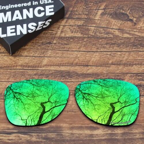 ToughAsNails Resist Seawater Corrosion Polarized Replacement Lenses for Oakley Dispatch 2 Sunglasses Green Mirrored (Lens Only)