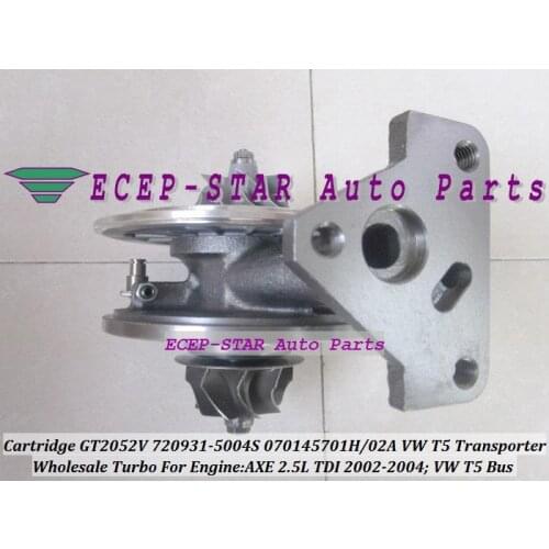 Turbo Cartridge CHRA 720931 070145701HX 070145701HV 070145702AX 070145702AV 070145701HV244 070145701HV246 070145702AV100 2.5L