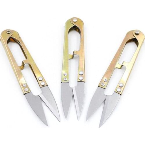 1PC High Quality U Shape Mini Scissors Embroidery Sewing Tool,Portable Snips Thread,Sewing Trimming Scissors Nippers Clipper