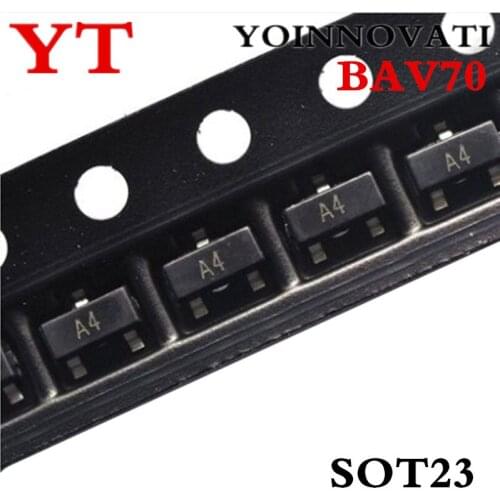 100pcs/lot BAV70 0.2A 70V SOT-23 BAV70LT1G IC New original