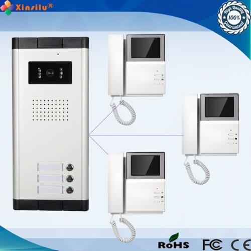 4.3 Inch 1V3 TFT Monitor For Wired Intercom Video Door Phone